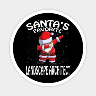 Santas Favorite Landscape Architect Christmas Magnet